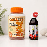 Carlite Gummies + Free Ginkorex Syrup