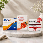Glutavit tablets + Calisa Sachet + Evo E capsules