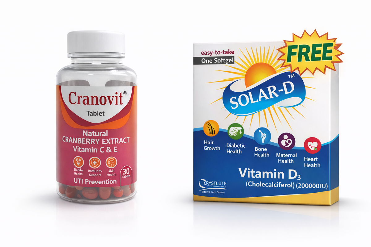 Cranovit tablet + free Solar D