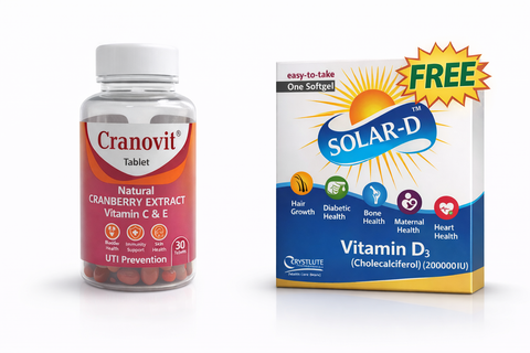 Cranovit tablet + free Solar D