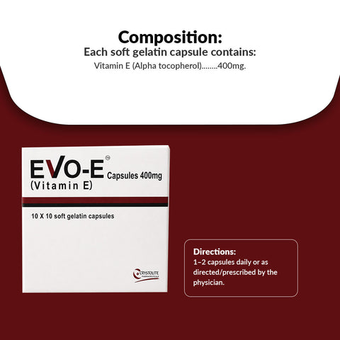 Evo-E 400mg Cap