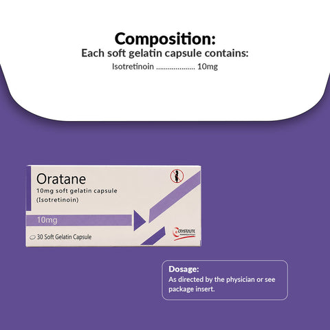 Oratane Soft Gelatin Cap's 10mg