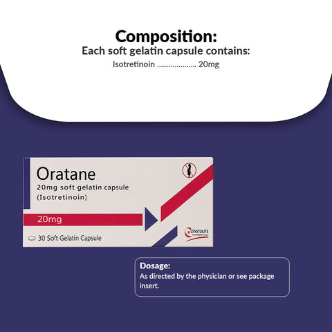 Oratane Soft Gelatin Cap's 20mg