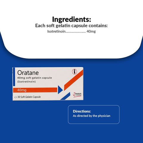 Oratane Soft Gelatin Capsule 40mg