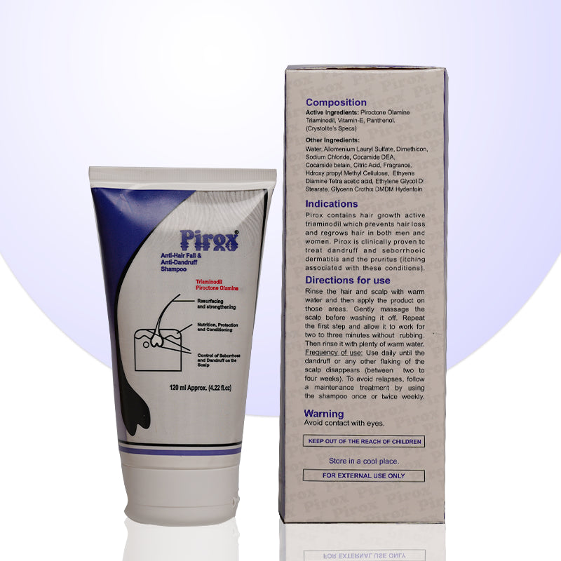 Pirox Shampoo 120ml – Effective Treatment for Dandruff & Scalp Issues ...