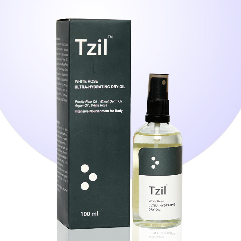 Tzil White Rose Ultra Hydrating Dry Oil 100ml