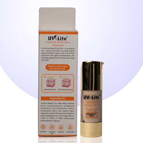 UV Lite Sunblock SPF 60/P Medium TAN