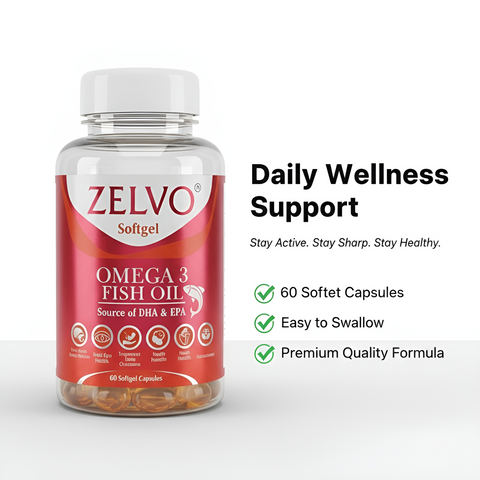 Zelvo softgel Omega 3  Fish oil