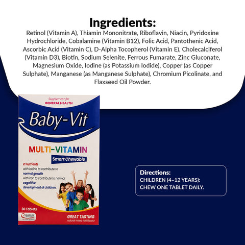 Baby-Vit Multi Vitamin  Tablets 30s