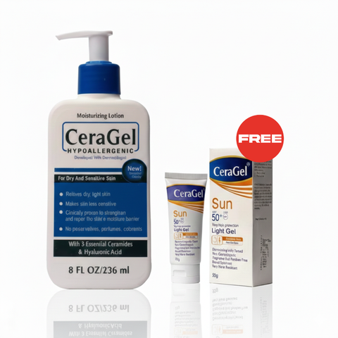 Cera Gel lotion + Free Cera Gel SPF
