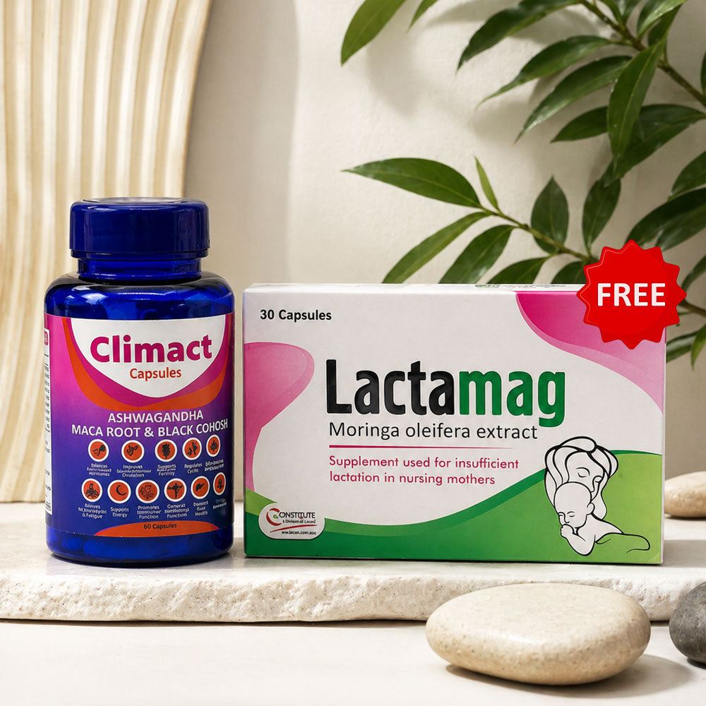 Climact (Ashwagandha) with free Lactamag