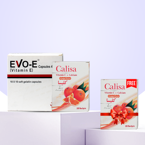 Evo E Capsules + Calisa Sachet (Free Calisa Sachet)