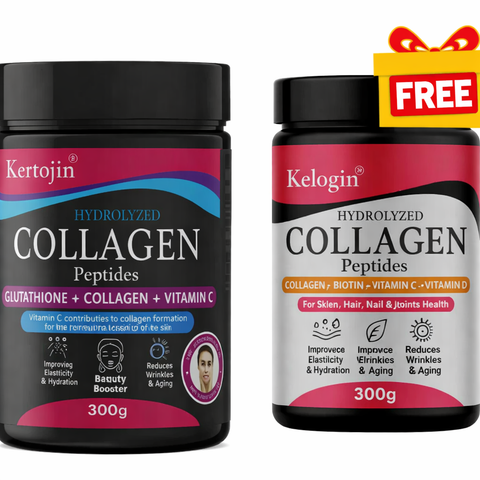 Kertogin Collagen (Glutathione) + Free Kelogin Collagen ( Biotin )