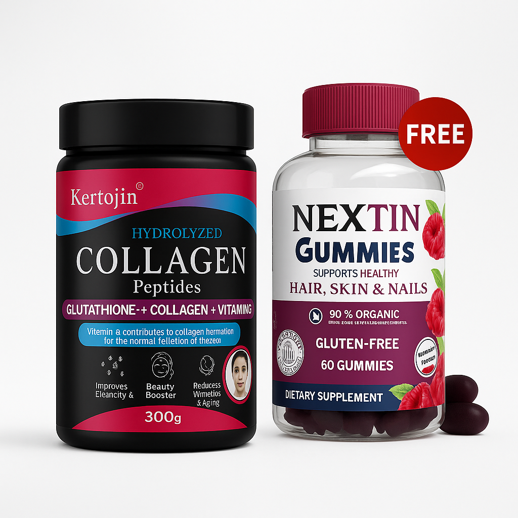 Kertogin Collagen (Glutathione) + Free Nextin Gummies