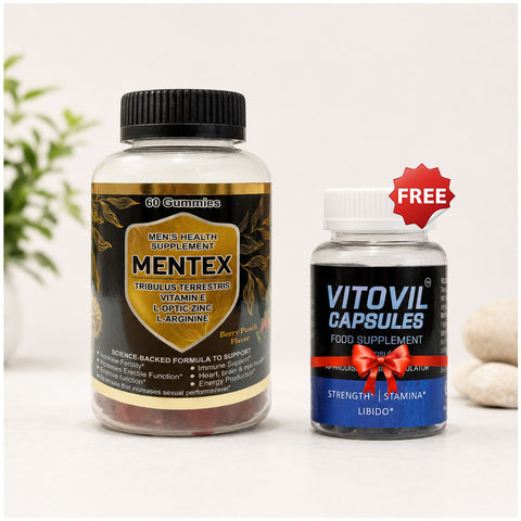 Mentex gummies + Vitovil capsules