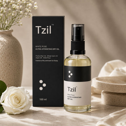 Tzil White Rose Ultra Hydrating Dry Oil 100ml