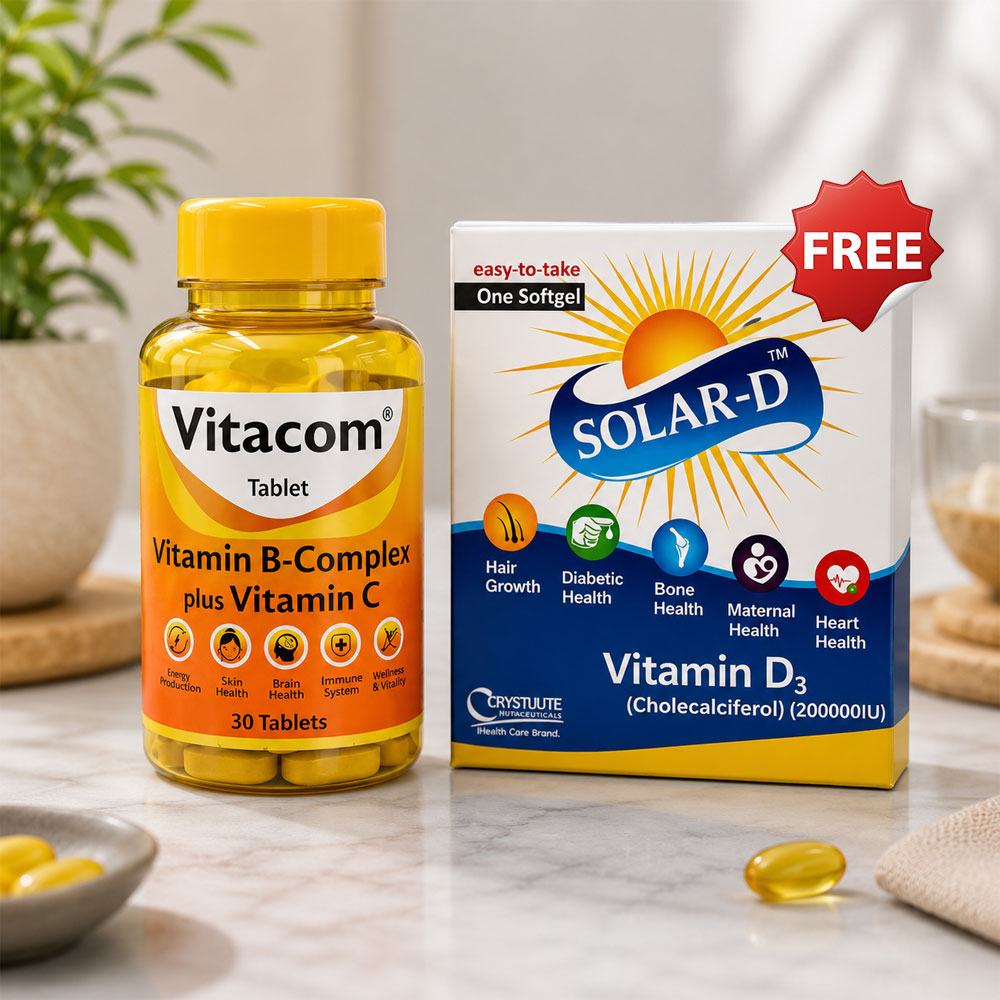 Vitacom+Free Solar D 1 capsule