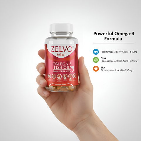 Zelvo softgel Omega 3  Fish oil
